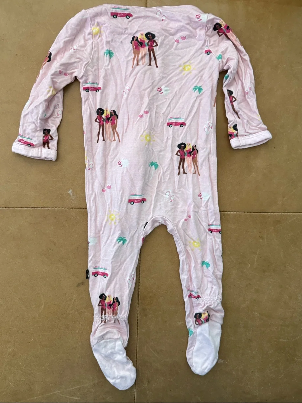 Kyte Baby Viscose Bamboo Footie 3-6M Beach Barbie
